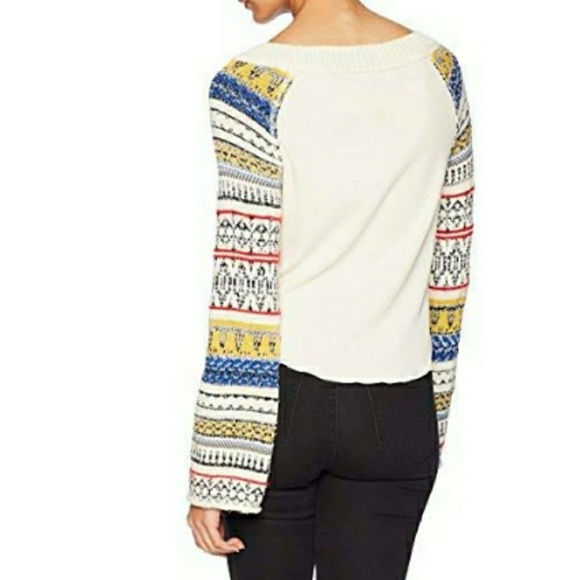 🆕️Free People Striped Sleeve Thermal - Picture 3 of 8